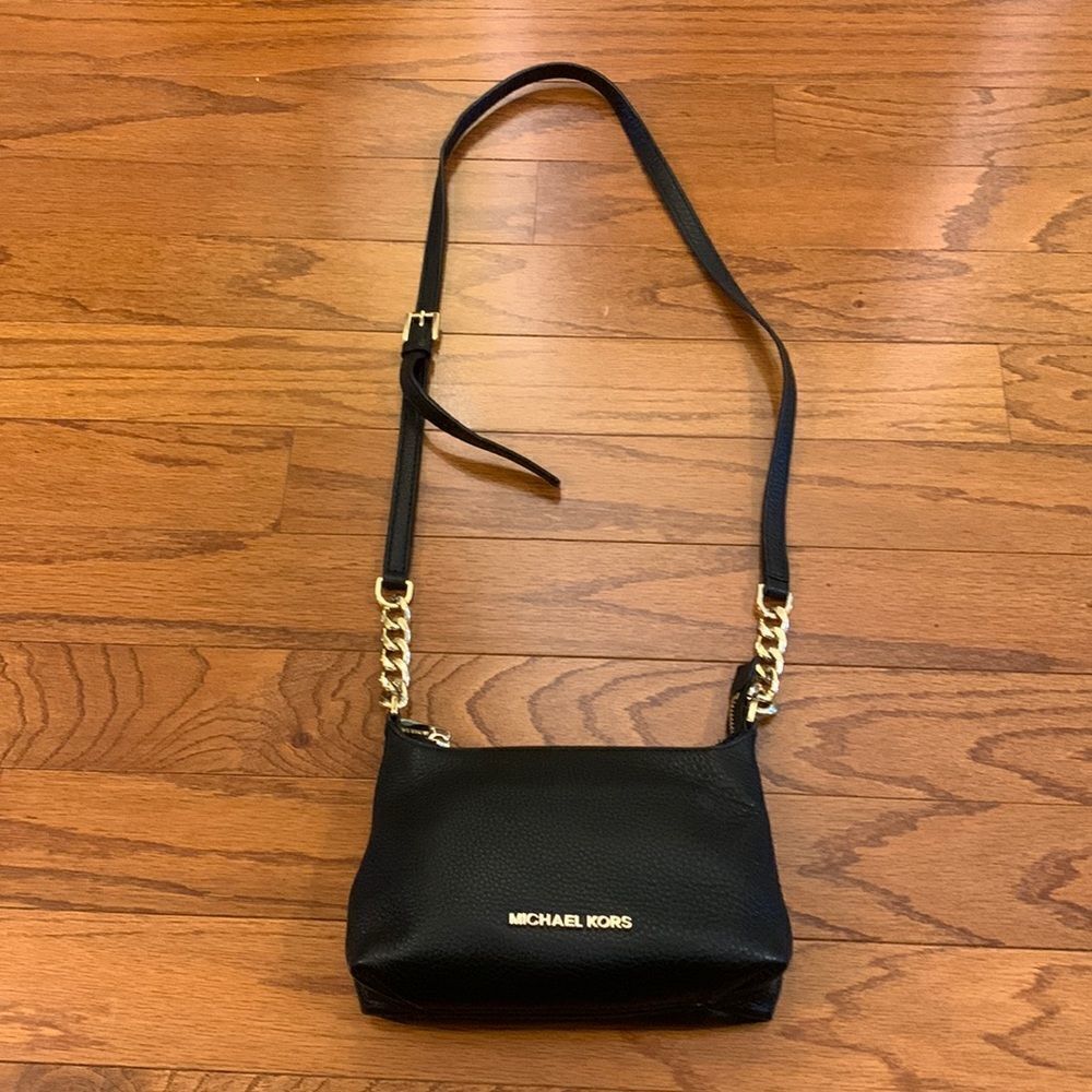 Michael Kors mini black sling Crossbody bag